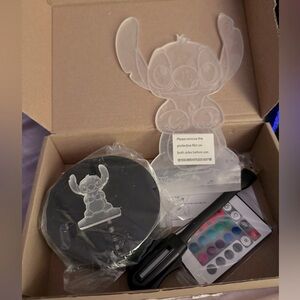 NWT Disney Stitch acrylic light stand